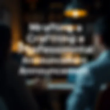 Magnificent Crafting a Professional Announcement: A Template Guide Magnificent Crafting a Professional Announcement: A Template Guide
