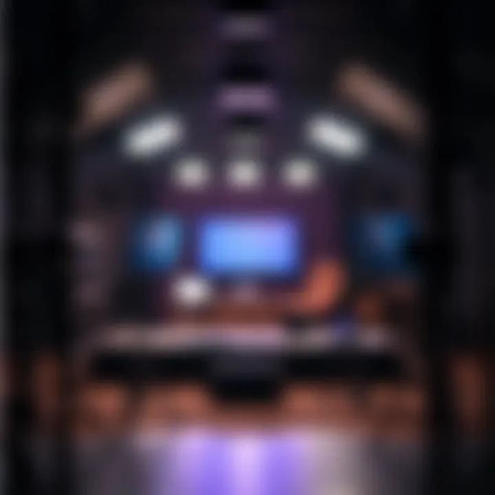 Professional Live Streaming Studio Setup Setup of a professional live streaming studio