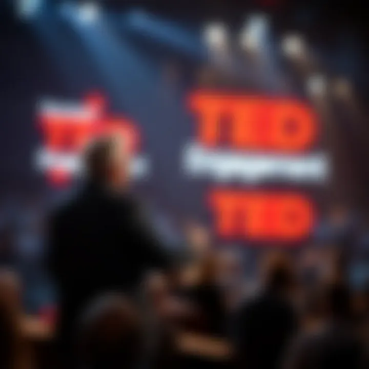 The Power of Engagement Inspiring speaker delivering a TED Talk on engagement