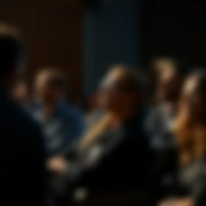 Connecting with Employees Audience captivated by a motivational talk