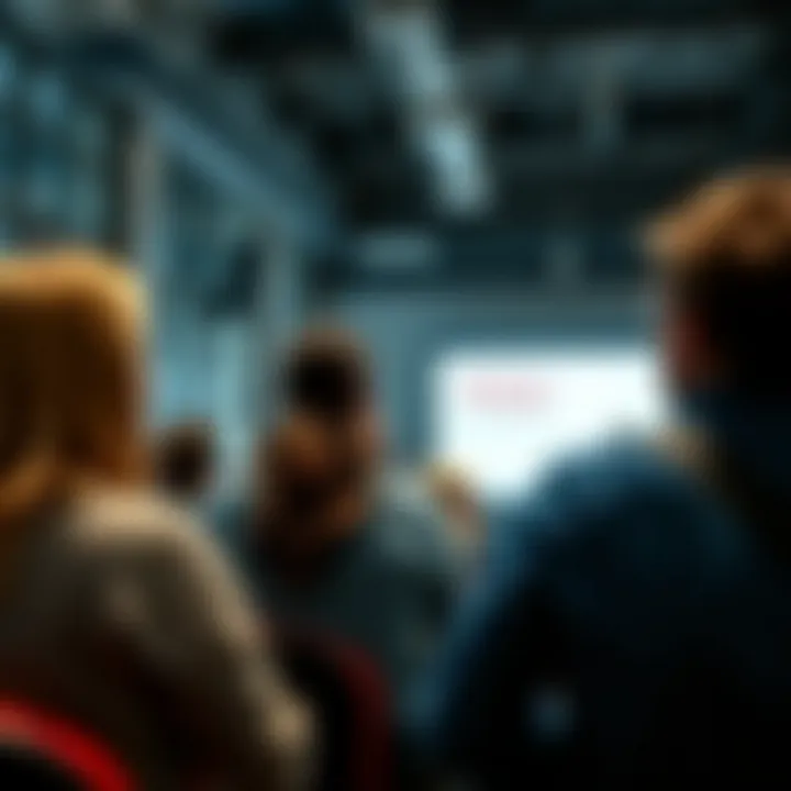 Fostering a Committed Workforce Group discussion after a TED Talk on workplace culture