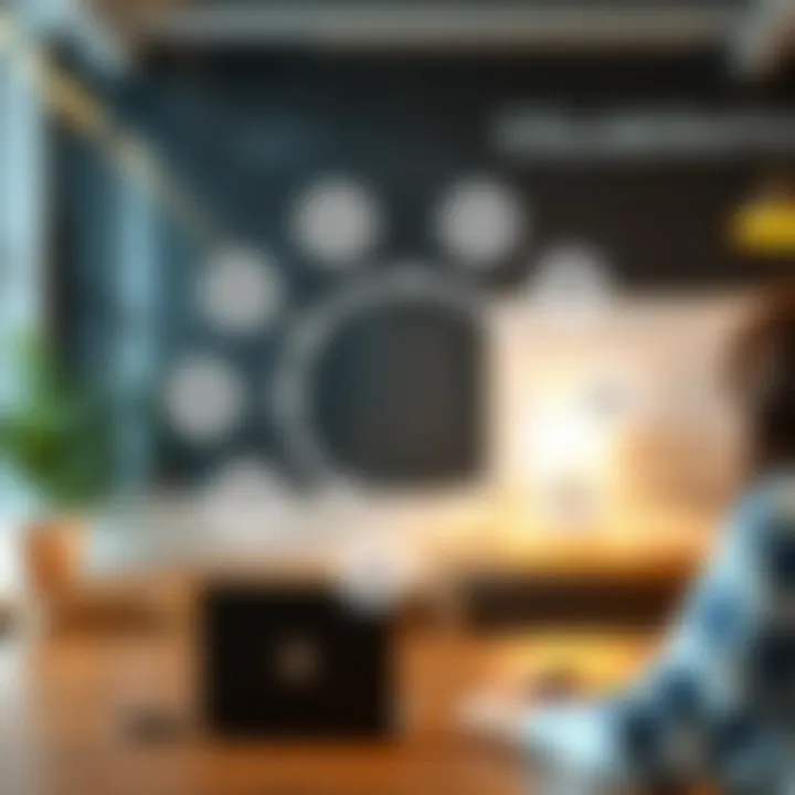 Diagram showcasing collaborative coaching environments