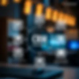 Conceptual diagram illustrating CRM components