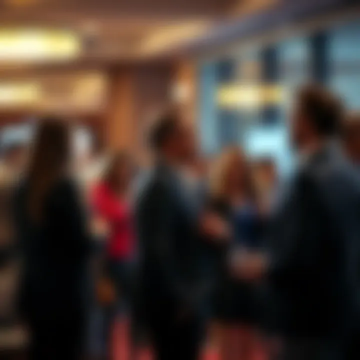 Networking for Success Professional networking event showcasing successful interactions