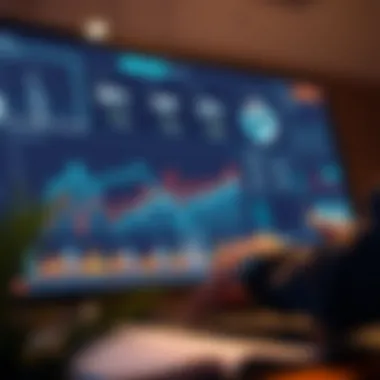 Data analytics dashboard showcasing website performance