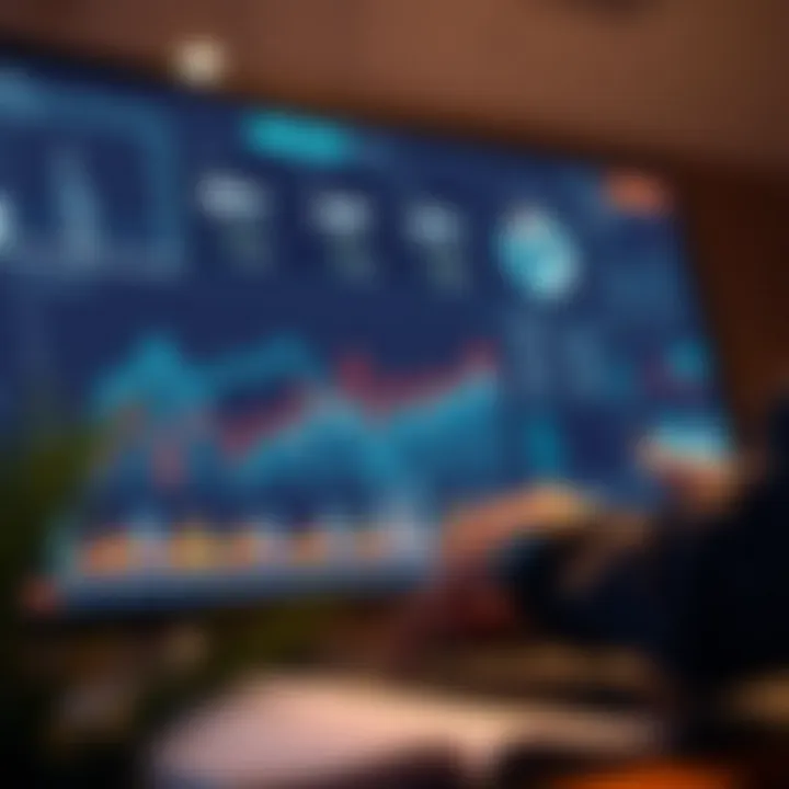 Data analytics dashboard showcasing website performance