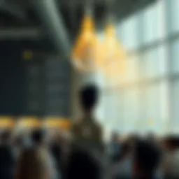 Visual representation of an elevator pitch framework