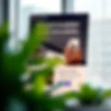 Email newsletter design showcasing engaging elements
