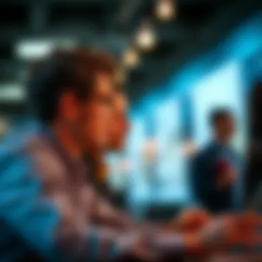 Entrepreneurs strategizing email marketing