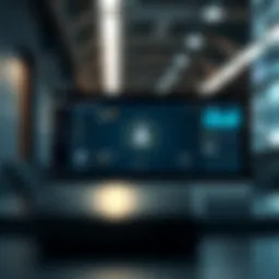Visual representation of contact management interface