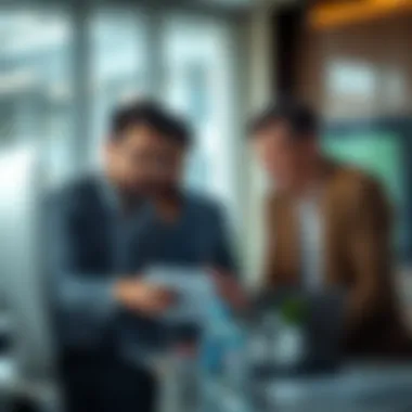 Project Management Solutions for Effective Collaboration A team collaborating on project management software
