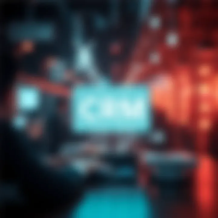 Illustration of technology integration in CRM