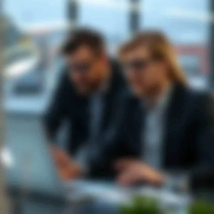 Evaluating Software Options for Businesses Business professionals analyzing software options