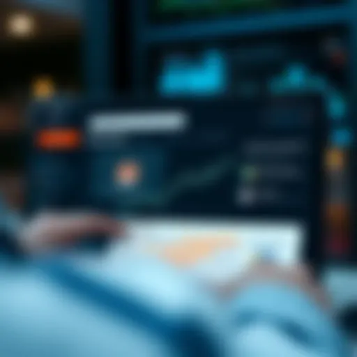 Visual Overview of Customer Management App Features User interface of a customer management app showcasing key features