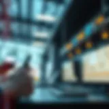 Conceptual illustration of digital payment solutions