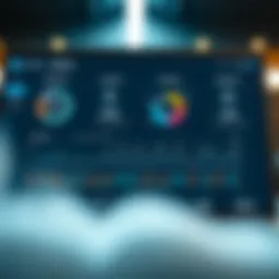 Dashboard overview showcasing key metrics