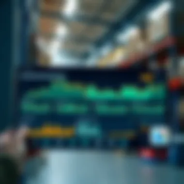 Data analytics dashboard showcasing barcode scanning benefits