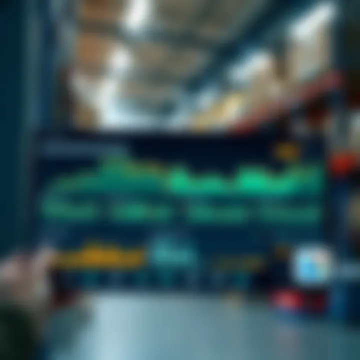 Data analytics dashboard showcasing barcode scanning benefits
