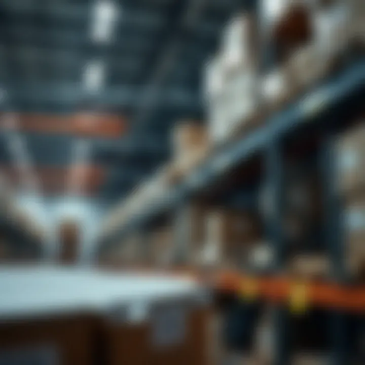 Visual representation of a seamless warehouse workflow using barcodes