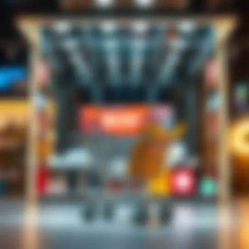Creative promotional display for ecommerce offers