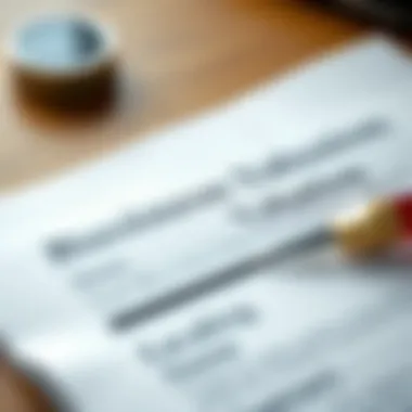 Business Valuation Document Close-up of a business valuation document