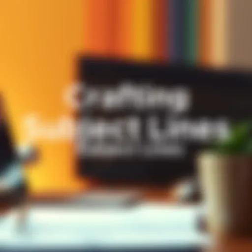 A captivating email subject line example