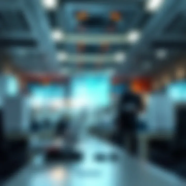 Future Trends in Mortgage CRM Technology Trends in mortgage CRM technology depicted through futuristic graphics