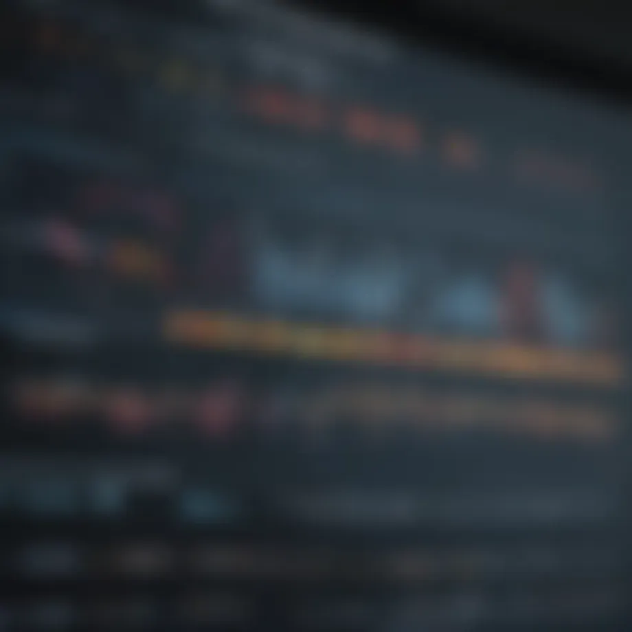 A detailed graphical representation of business data analytics