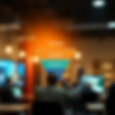 Illustration representing the Decision Stage in the Marketing Funnel